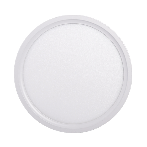 Slope Design Round LED Panel Light Surface Mount-Top Detail