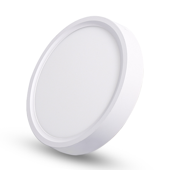 Slope Design Round LED Panel Light Surface Mount-Side Detail