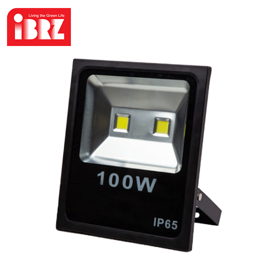 Black Integrated LED Rectangular Outdoor Floodlight IP65