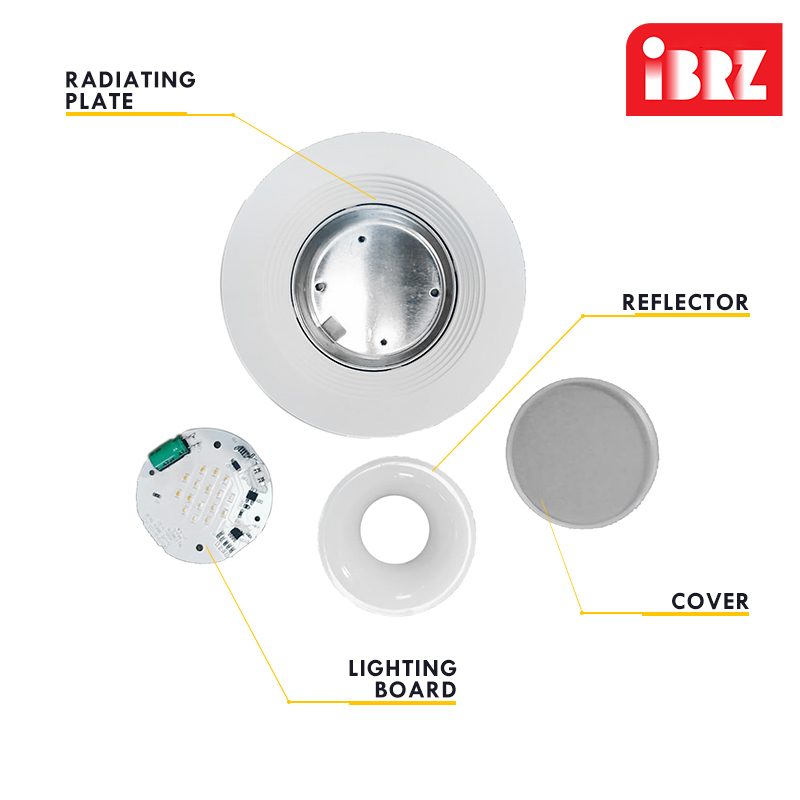 Hot-selling TRIAC Dimmable Recessed Downlight-Component Details