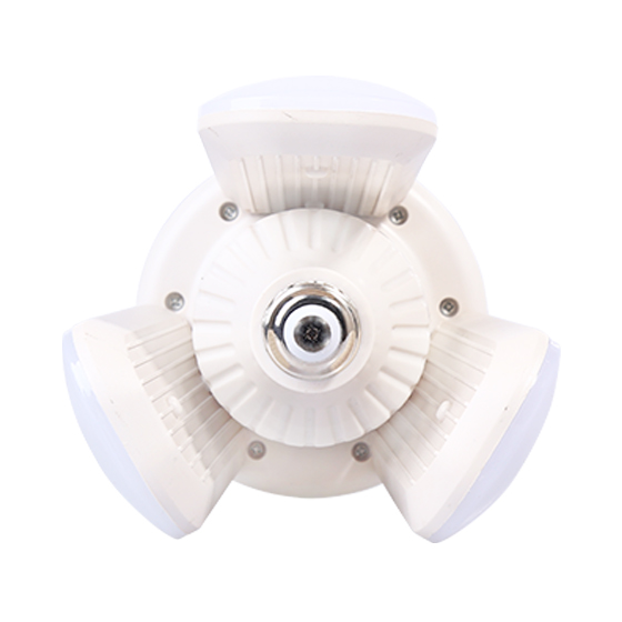 E27/B22 RGB 3-blade LED Music Ceiling Fan Light Large B-bottom view