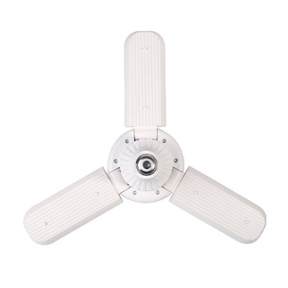 E27 RGB 3-blade LED Music Ceiling Fan Light-back/bottom details