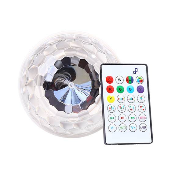 E27/B22 RGB 3-blade LED Music Ceiling Fan Light Large B-remote control